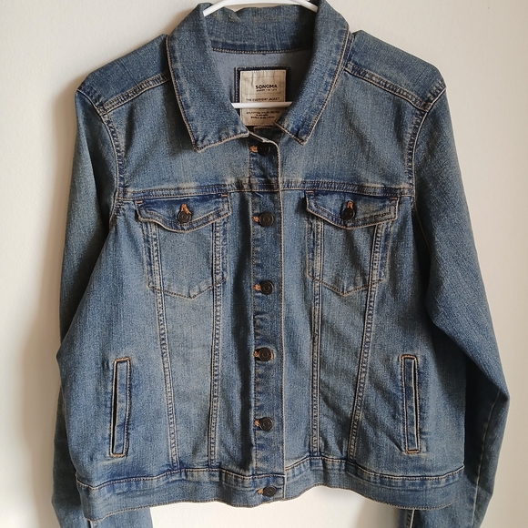 Sonoma XL The Everyday Jacket soft material button up jean jacket - Picture 14 of 15